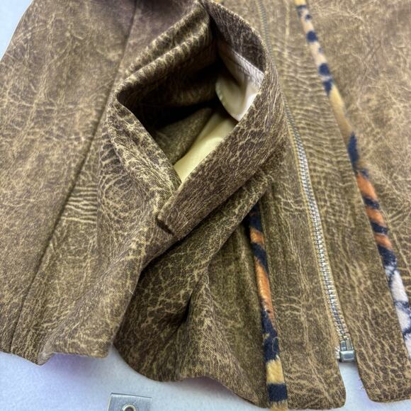 VTG 90s NANCY BOLEN City Girls Brown Faux Suede Western 2 pc. Set - Plus Size 18 - Picture 8 of 16